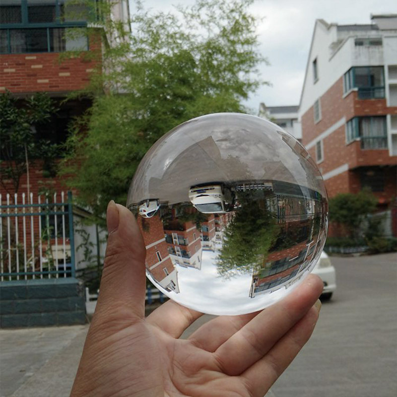 Lens Ball Crystal - D9 Clear Lens Globe Crystal Glass