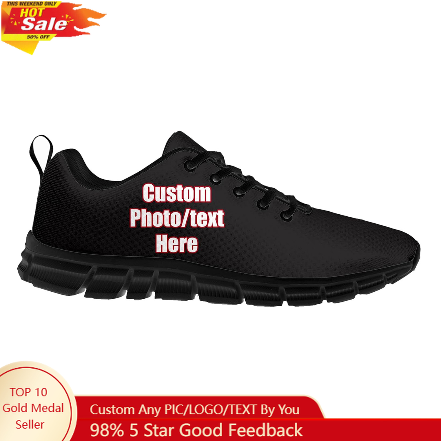 Photography Ideas - Custom Sneakers Mens Womans Sports Shoes