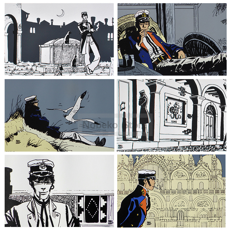 Photography Job - Comic Corto Maltese Poster Hugo PRATT