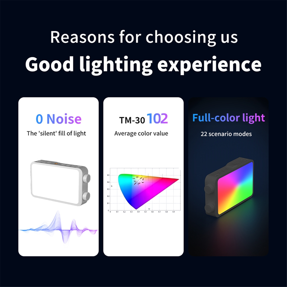 Photography Video - ABPS 25W RGB Full-Color Fill Light