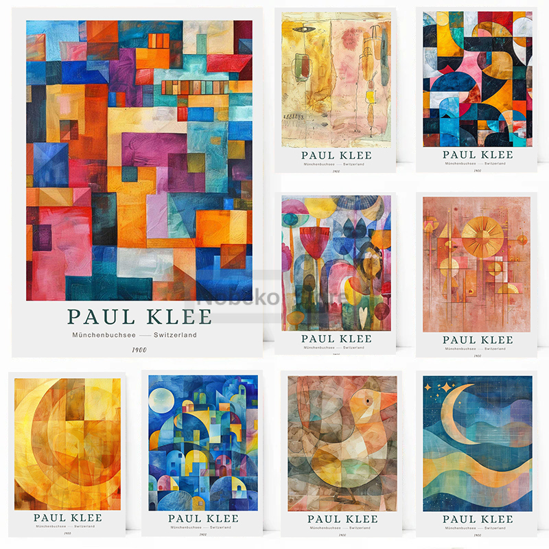 Photography Job - Mid Century Modern Paul Klee Works