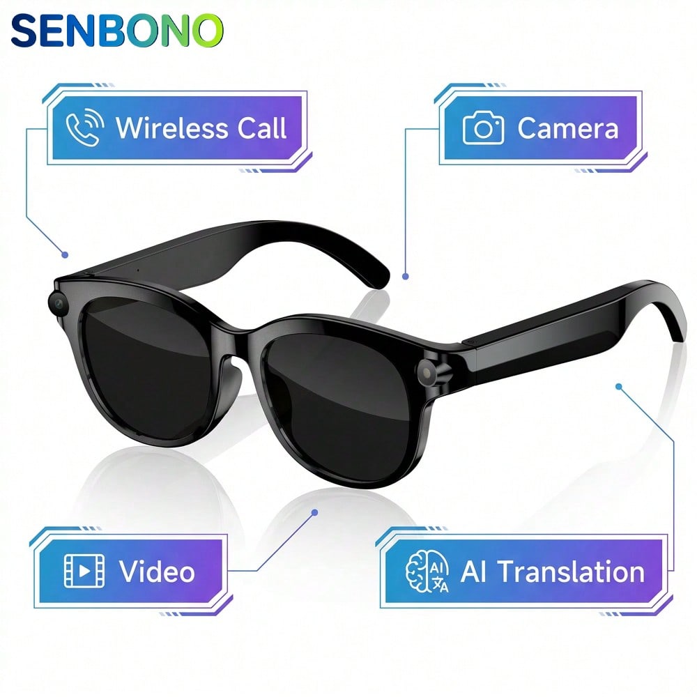 Photography Translate - SENBONO New AI Photography 2MP Camera