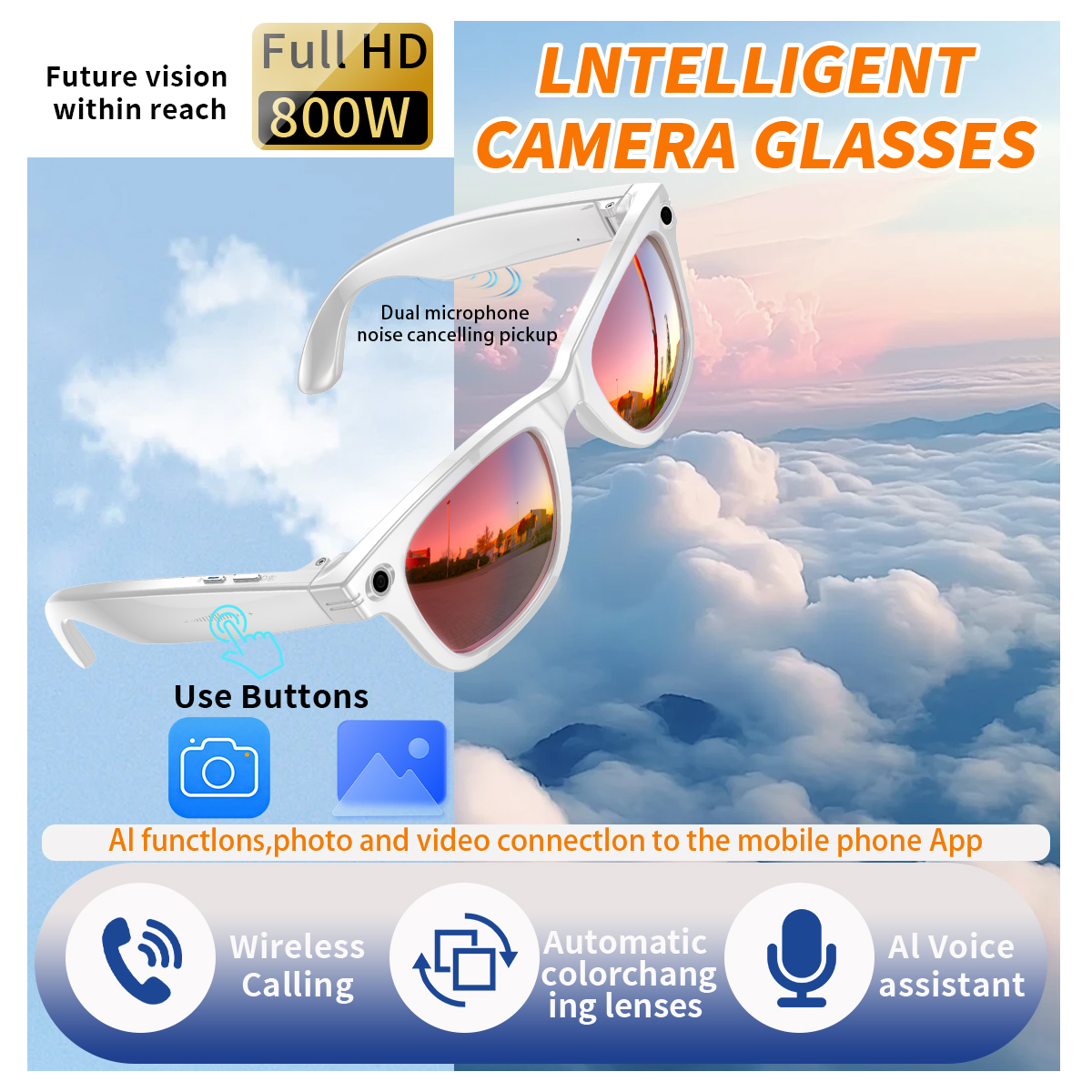 Photography Translate - New Smart Glasses For Men Women