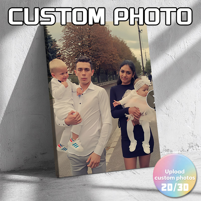Photography Pose - Personalized Custom Canvas Wall Art with