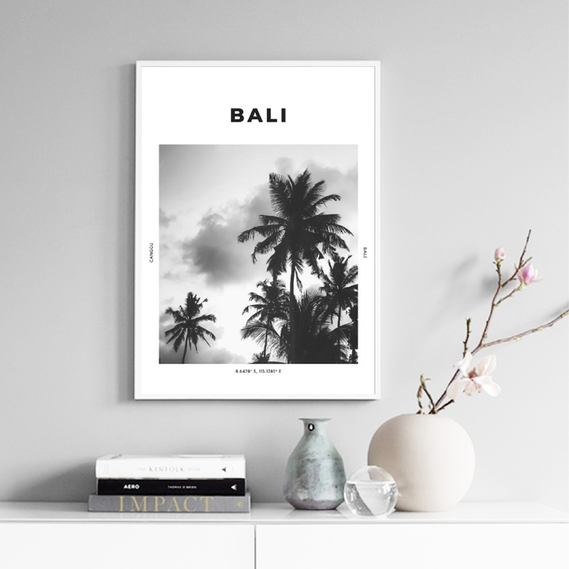 Bali Travel Print Black White  - Photography Bali reseña y precio