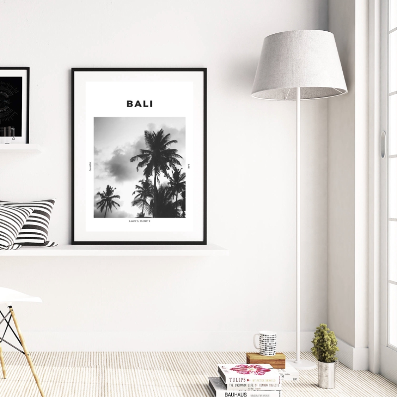 Bali Travel Print Black White  - Photography Bali reseña y precio