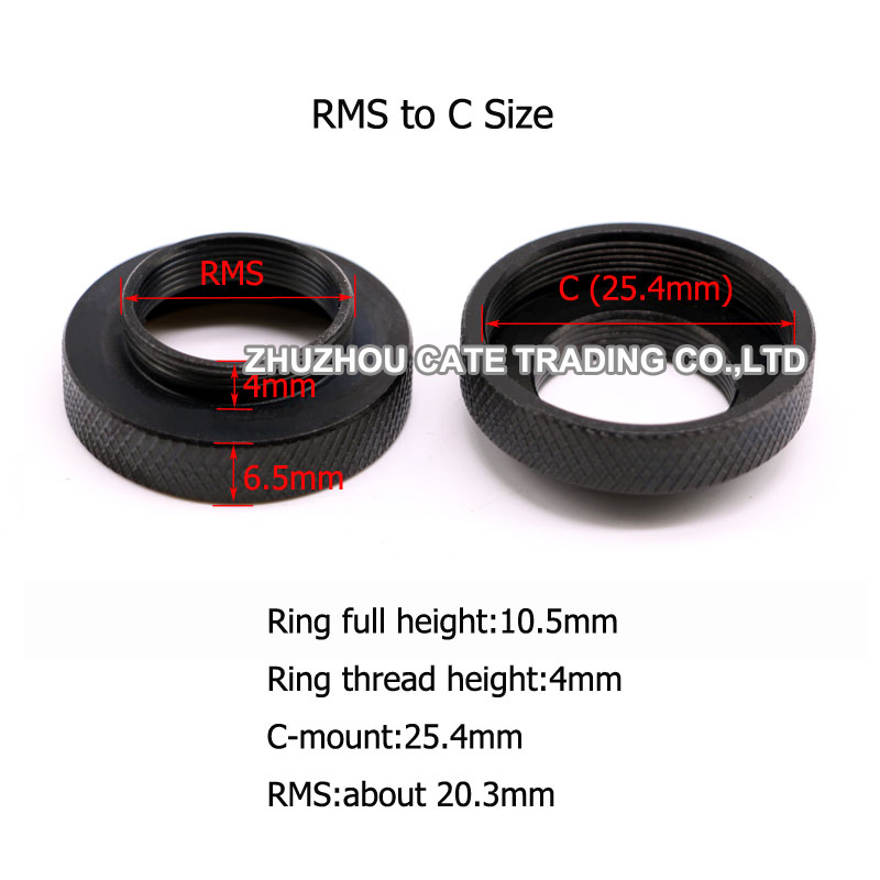 RMS to C Mount Microscope Came - Lens Adapter Ring reseña y precio