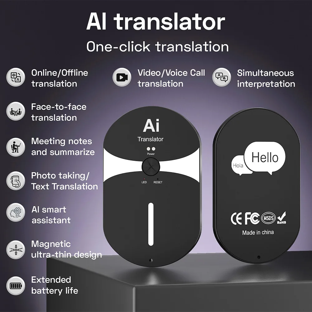 AI Language Translator Device  - Photography Translate reseña y precio