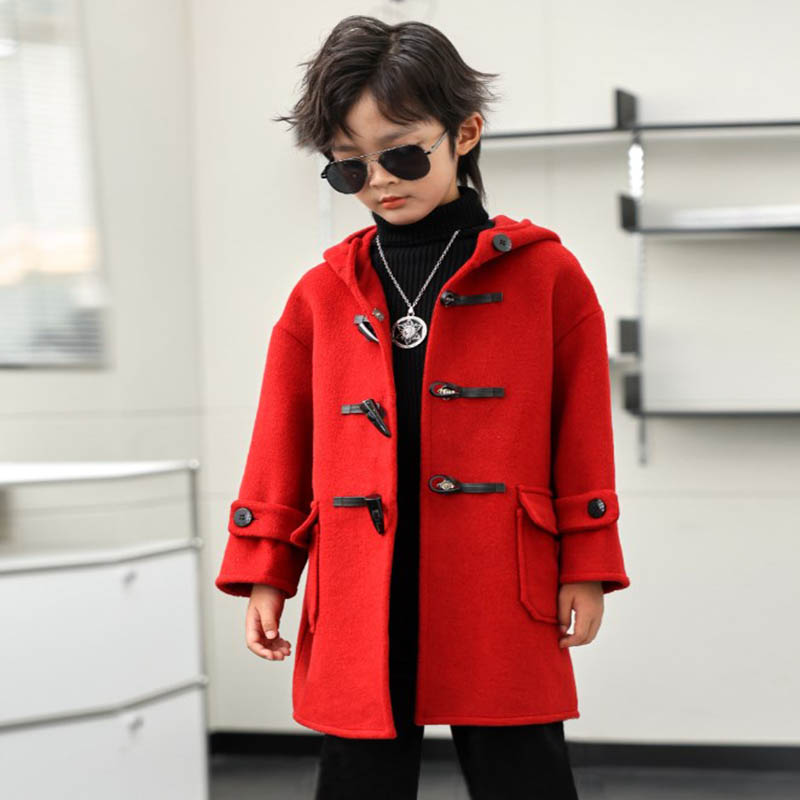 Children Winter Red Green Wool - Photography Jacket reseña y precio