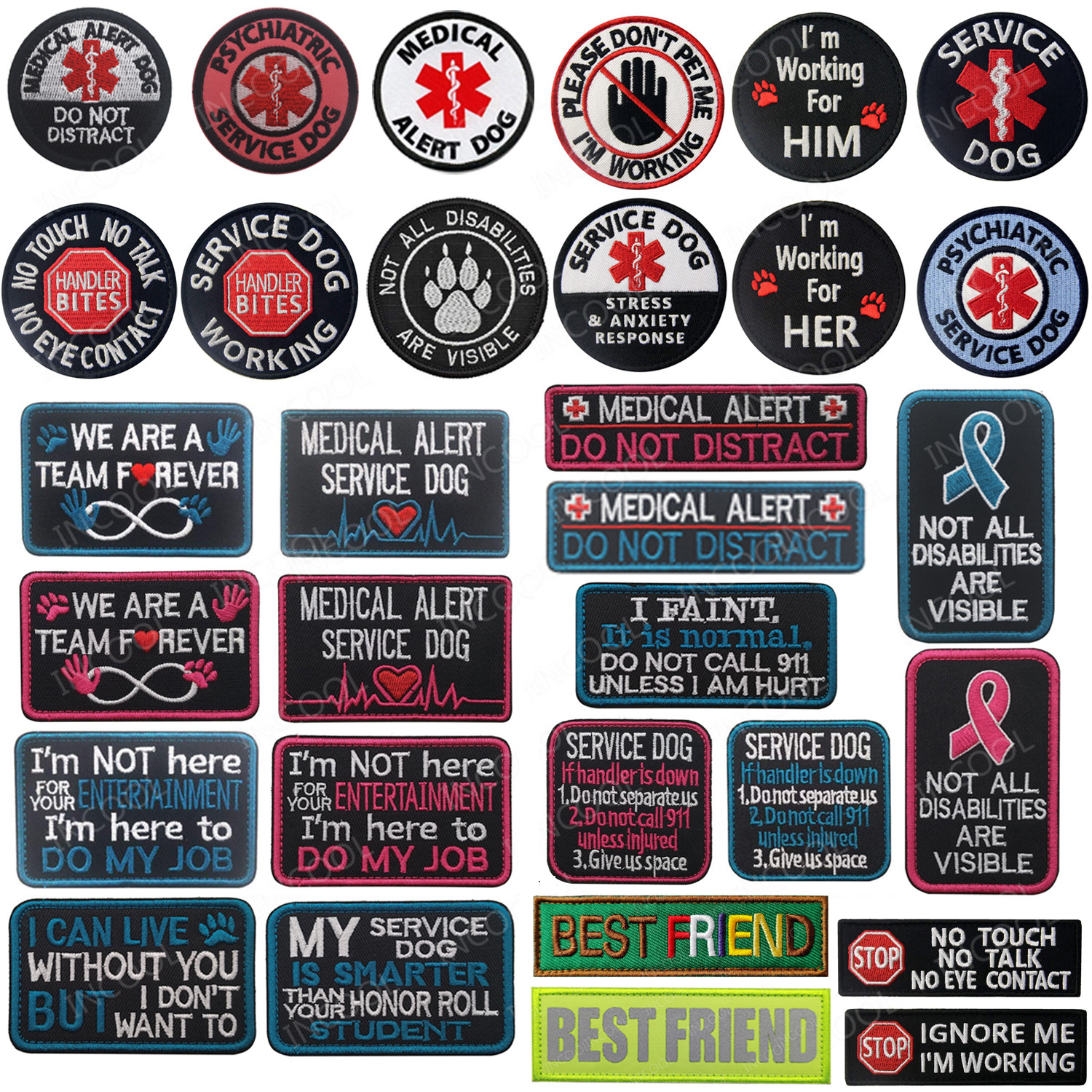 Embroidered Patches BEST FRIEN - Photography Job reseña y precio