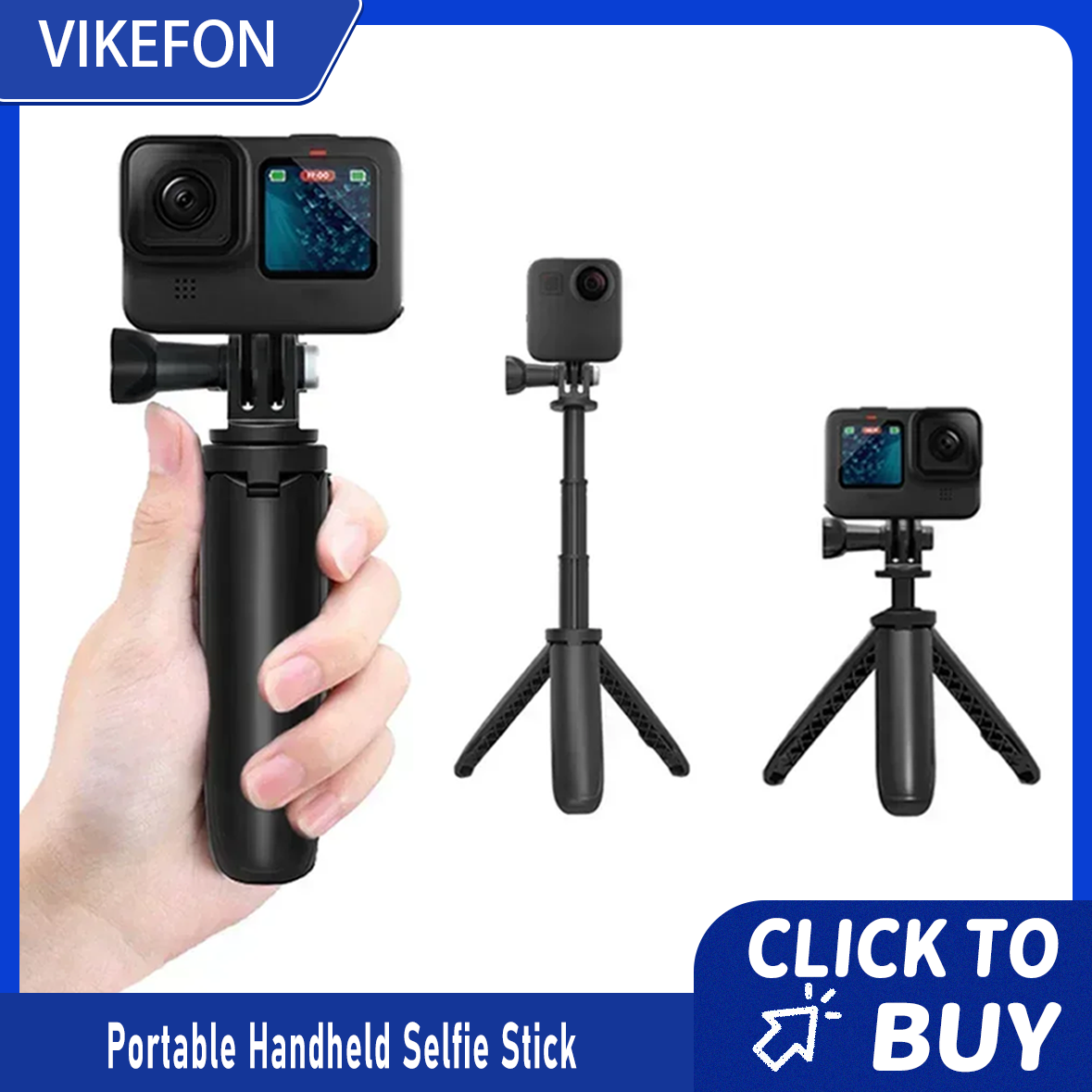 Portable Handheld Selfie Stick - Photography Desk reseña y precio