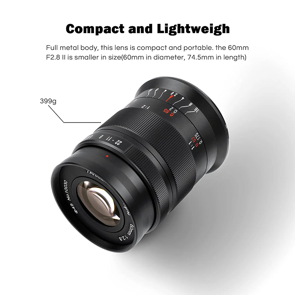 7artisans APS-C 60mm F2.8 II C - Photography Trick reseña y precio