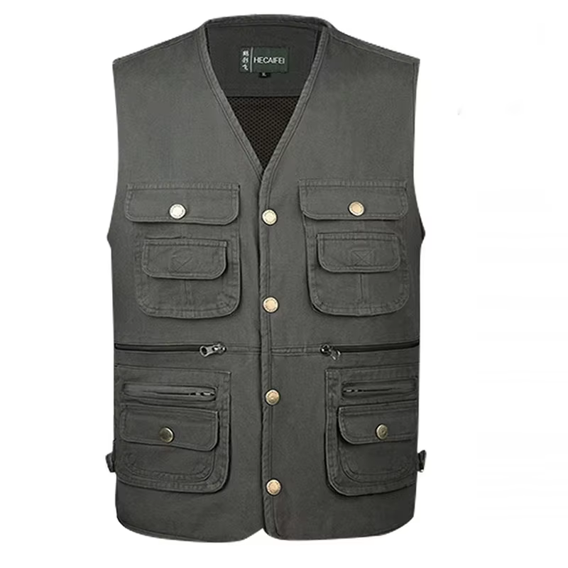 XL -5XL Large Fishing Vest Out - Photography Jacket reseña y precio