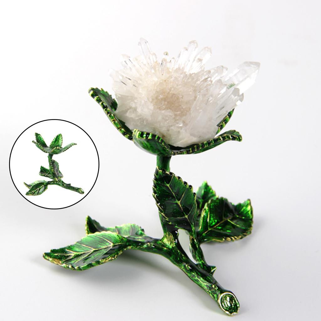 Metal Plated Flower Display St - Lens Ball Crystal reseña y precio
