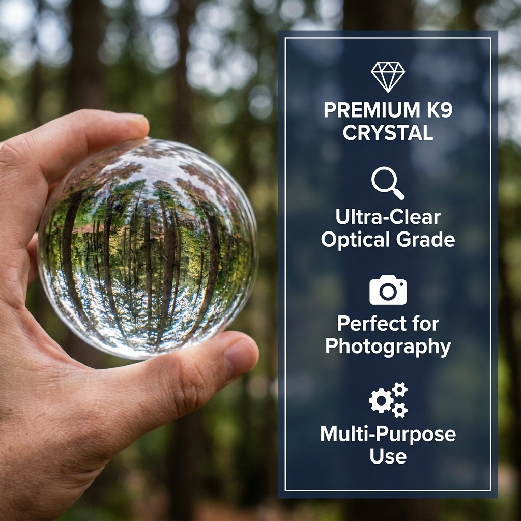 Crystal Ball for Photography 1 - Lens Ball Crystal reseña y precio