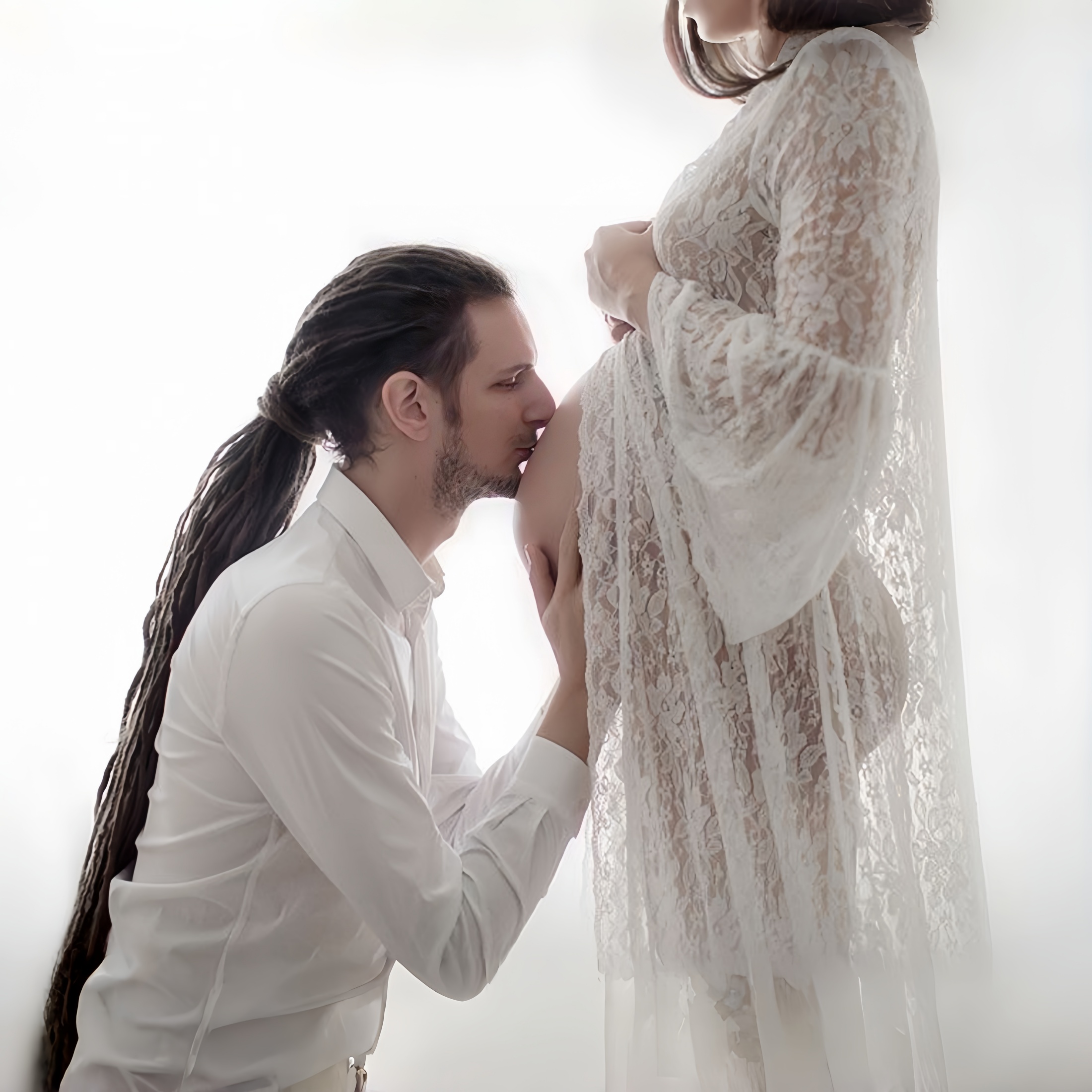 White Lace Maternity Photograp - Photography Club reseña y precio
