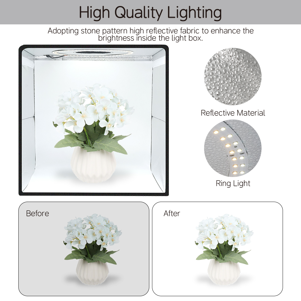 Lightdow Photo Lighting Studio - Photography Desk reseña y precio
