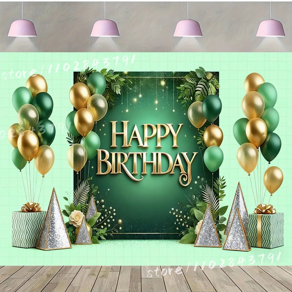 Dark Emerald Green And Gold Ha - Photography Dark Cloth reseña y precio