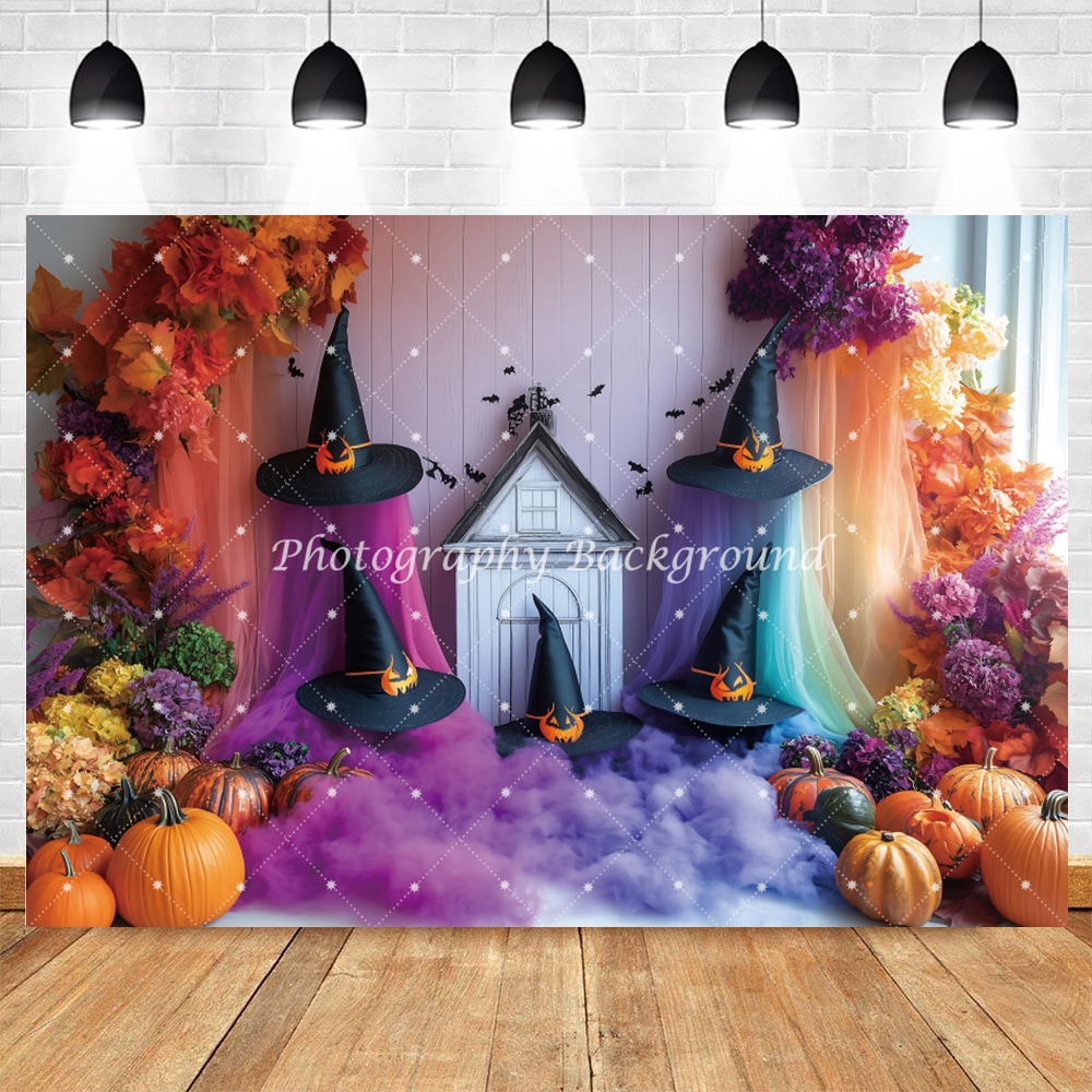 Halloween Backdrops Bat Pumpki - Photography Trick reseña y precio