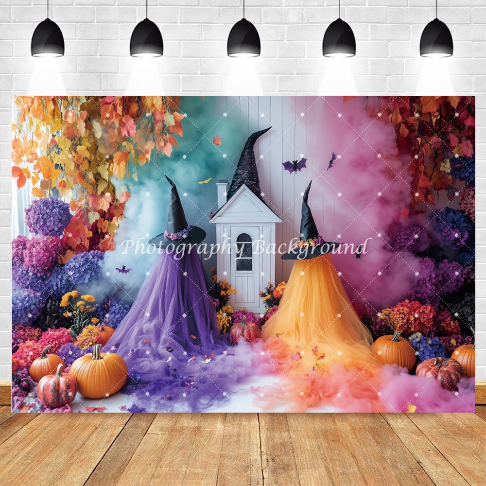 Halloween Backdrops Bat Pumpki - Photography Trick reseña y precio