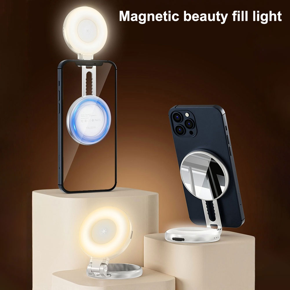 3-in-1 Magnetic Selfie Light w - Photography Video reseña y precio
