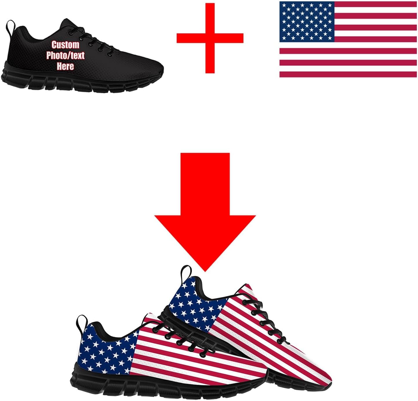 Custom Sneakers Mens Womans Sp - Photography Ideas reseña y precio