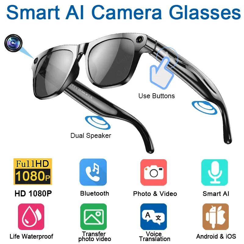 Lenovo 6K Smart Camera Glasses - Photography Video reseña y precio