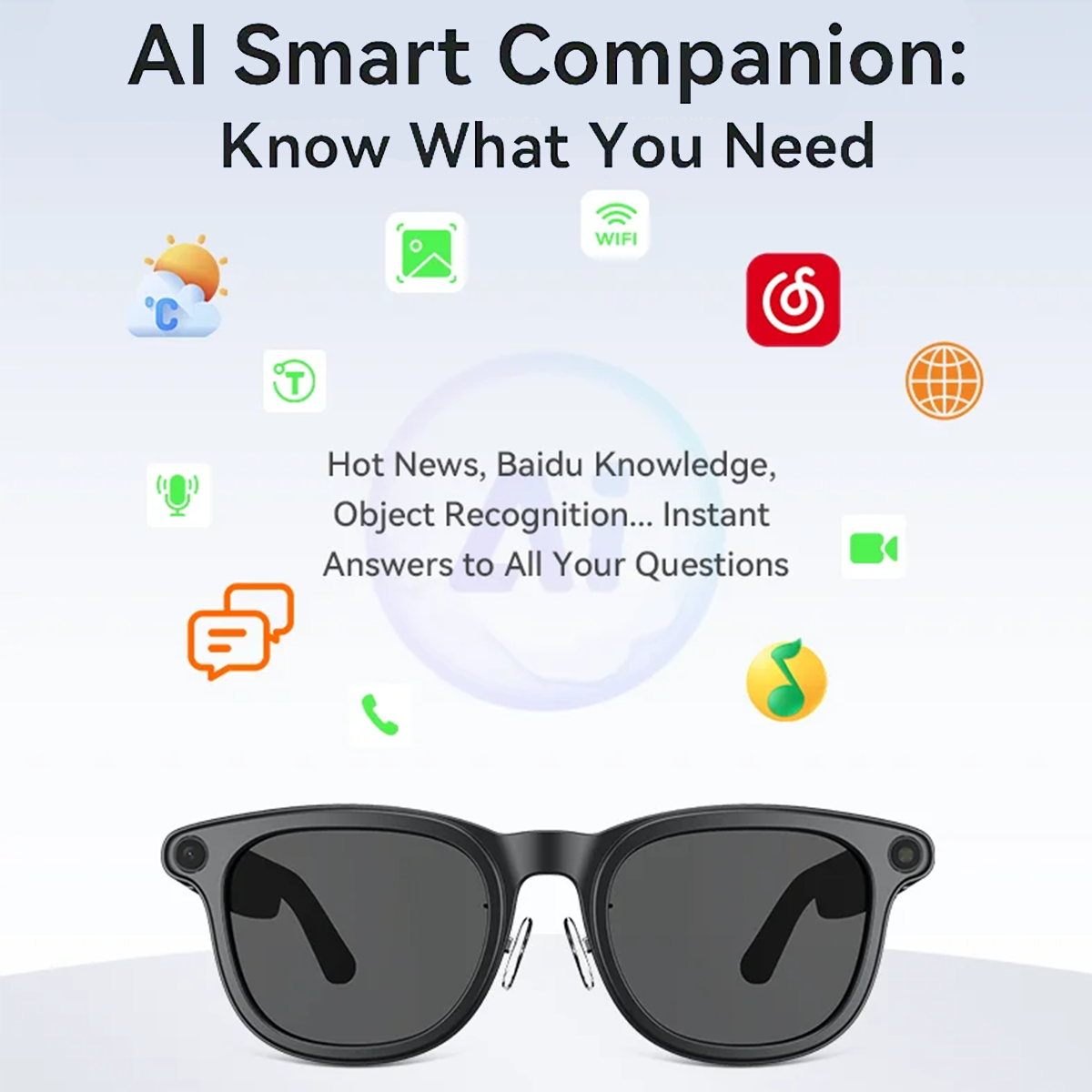VWAR Smart Glasses with 3600mA - Photography Translate reseña y precio