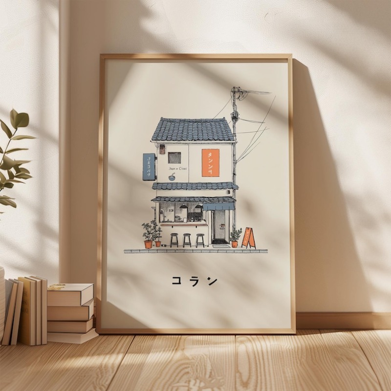 1pc Japanese Ramen Shop Canvas - Photography Pose reseña y precio
