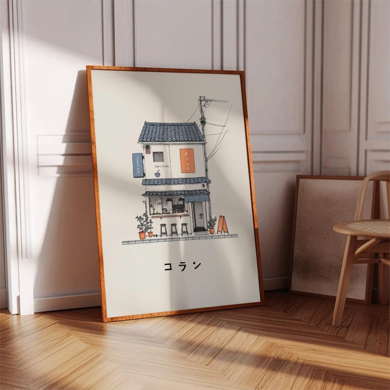 1pc Japanese Ramen Shop Canvas - Photography Pose reseña y precio