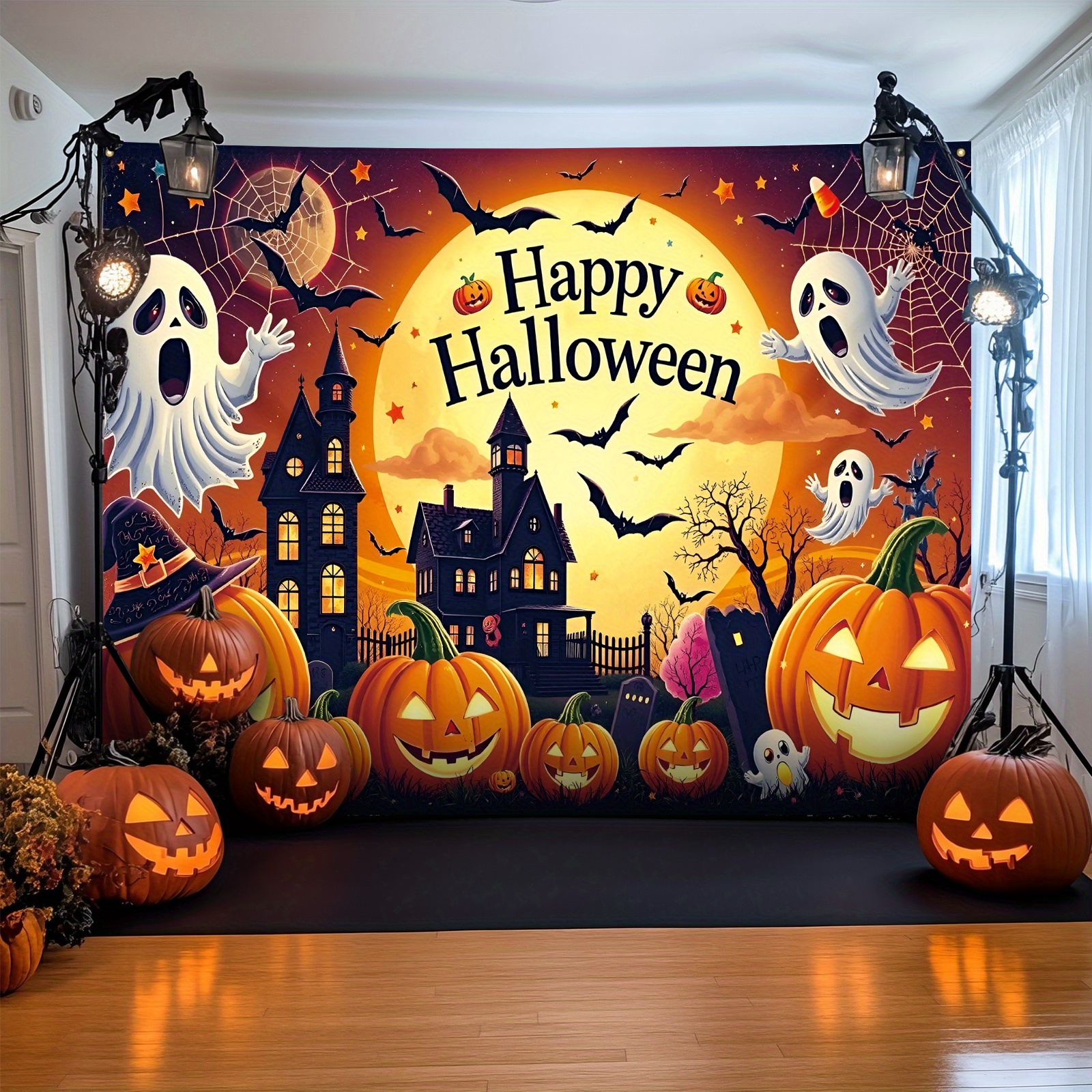 Halloween Photography Backdgro - Photography Trick reseña y precio
