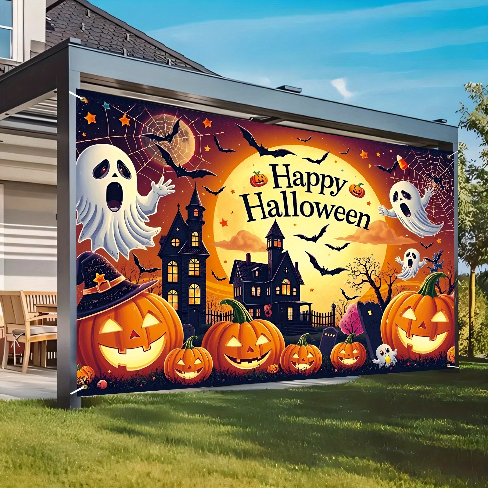 Halloween Photography Backdgro - Photography Trick reseña y precio