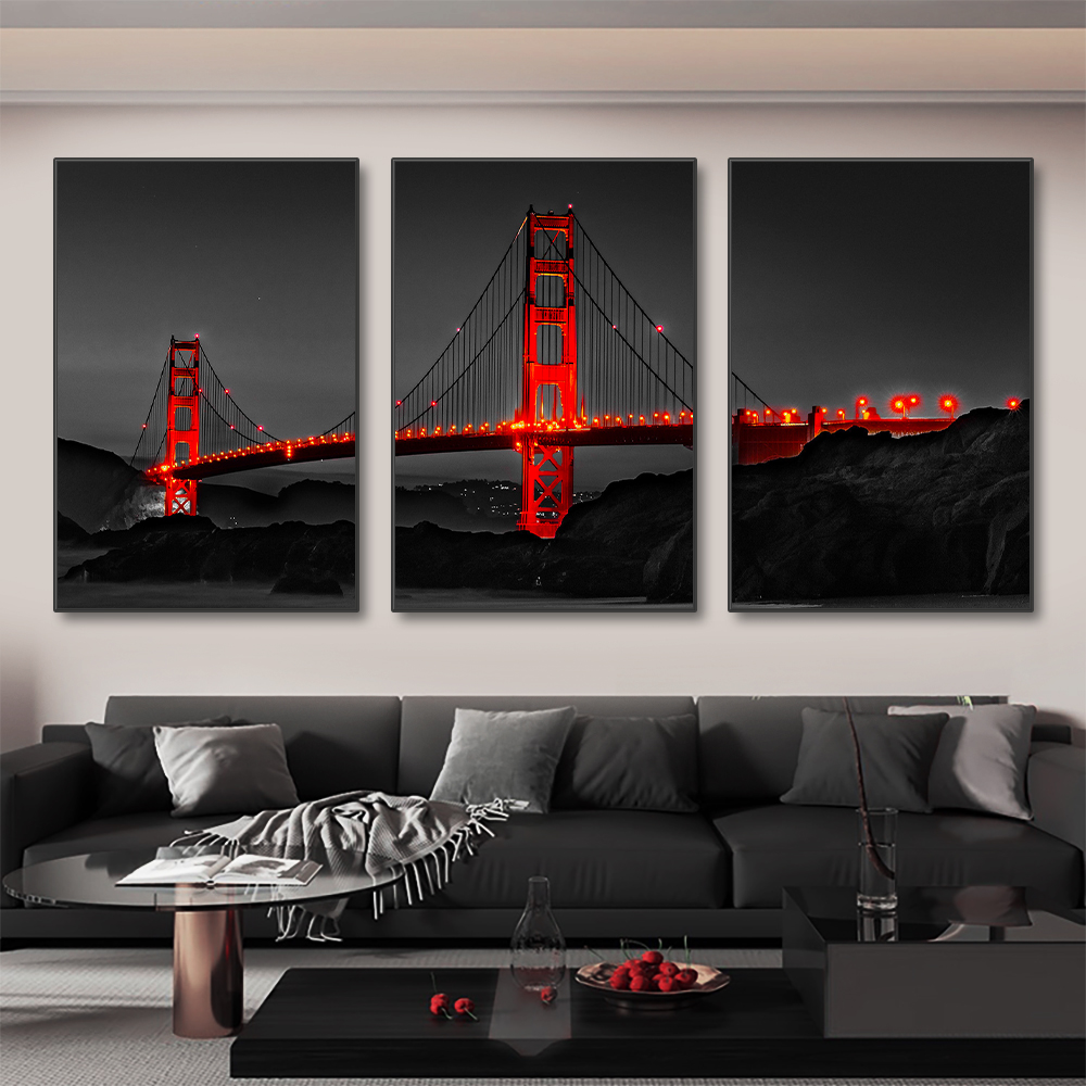 3PCS Frameless Poster Golden G - Photography Pose reseña y precio