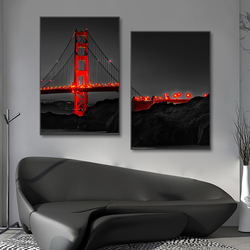 3PCS Frameless Poster Golden G - Photography Pose reseña y precio
