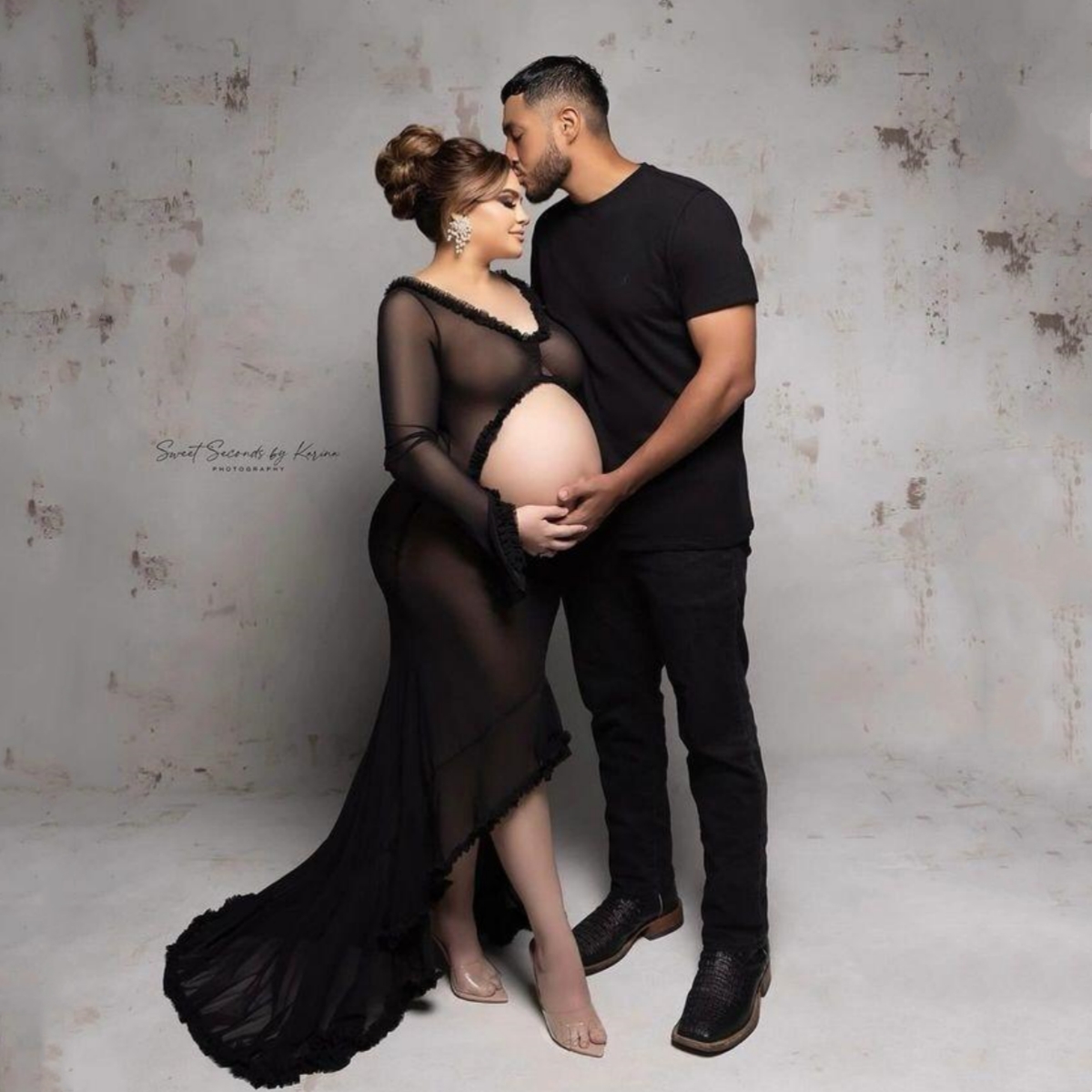 Long Train Tulle Maternity Pho - Photography Club reseña y precio