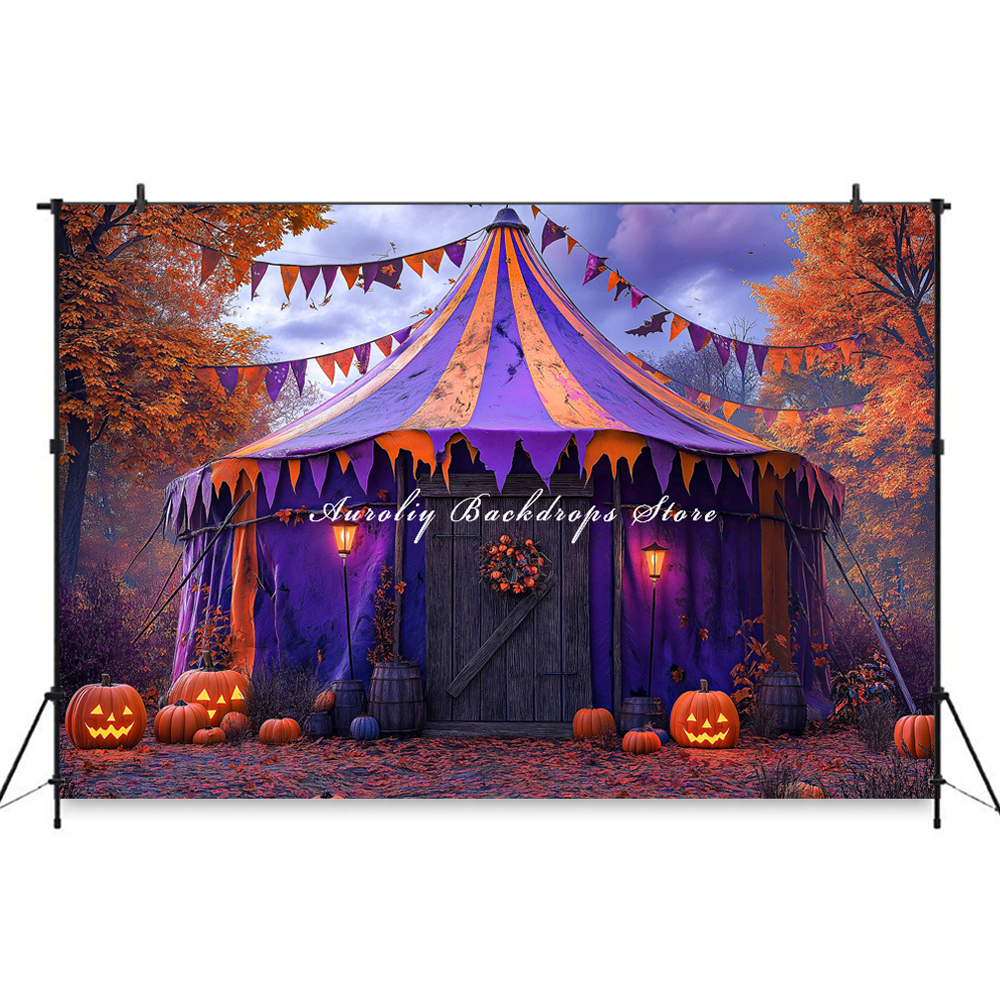 Halloween Parody Circus Backdr - Photography Trick reseña y precio
