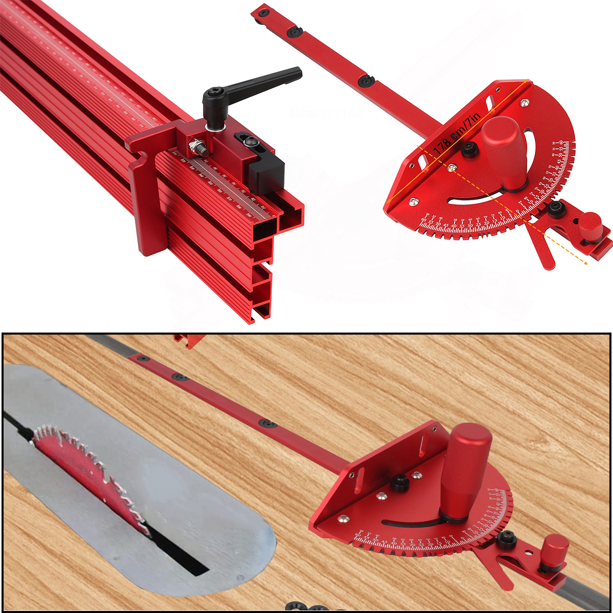 Precision Miter Gauge 400mm Al - Photography Job reseña y precio