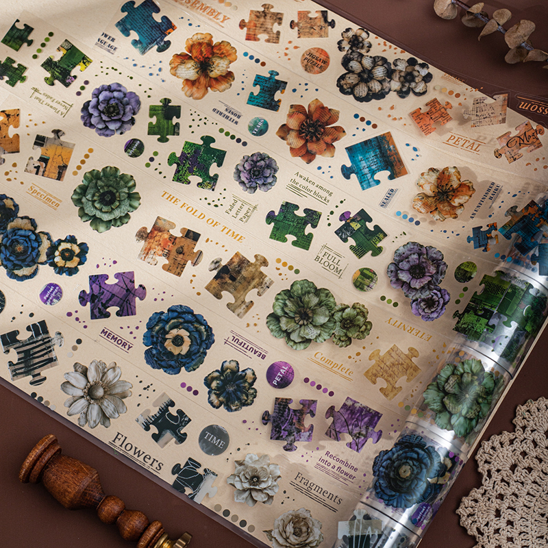 50mm*2m Flower fragments PET T - Photography Magazine reseña y precio