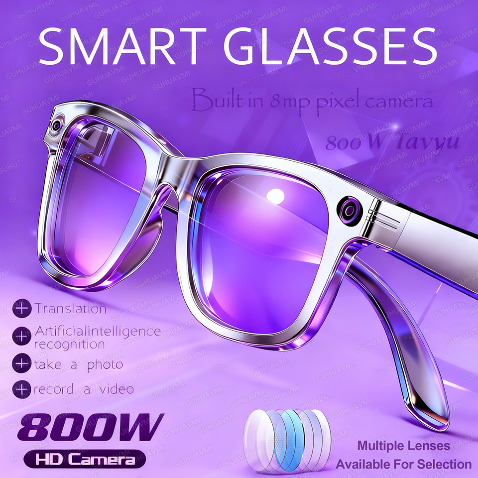 New 8MP Camera Smart Glasses P - Photography Translate reseña y precio