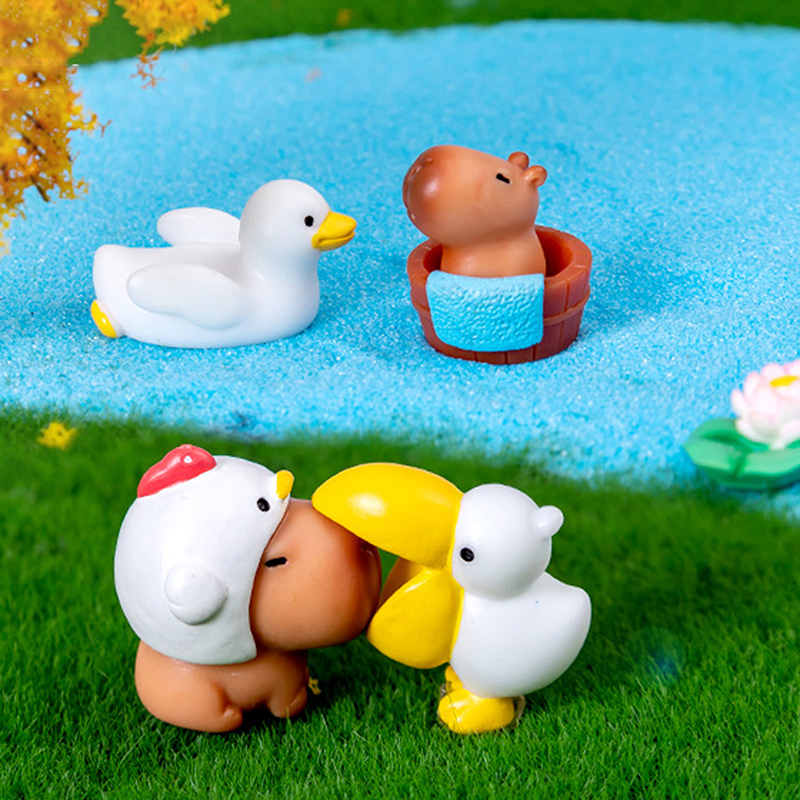 10pcs Miniature Capybara Figur - Photography Desk reseña y precio