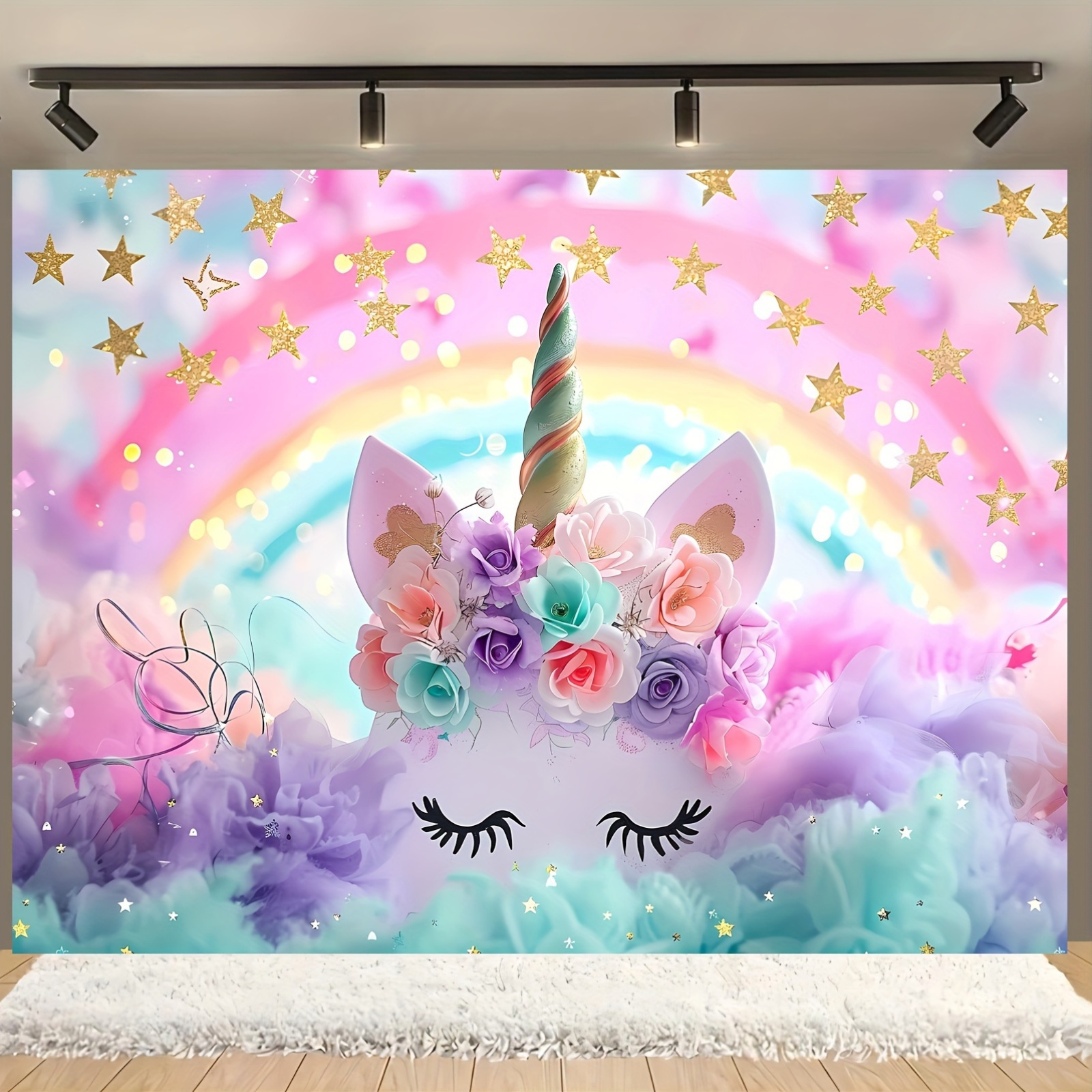 Magical Unicorn Photo Backdrop - Photography Trick reseña y precio