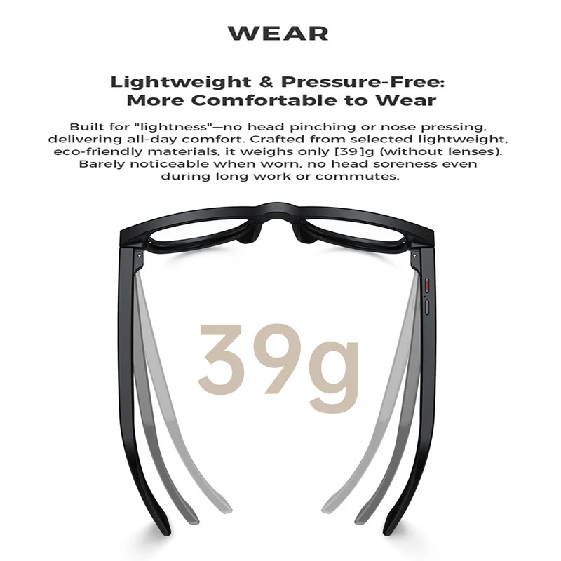 AI Smart Glasses M01 for Photo - Photography Translate reseña y precio