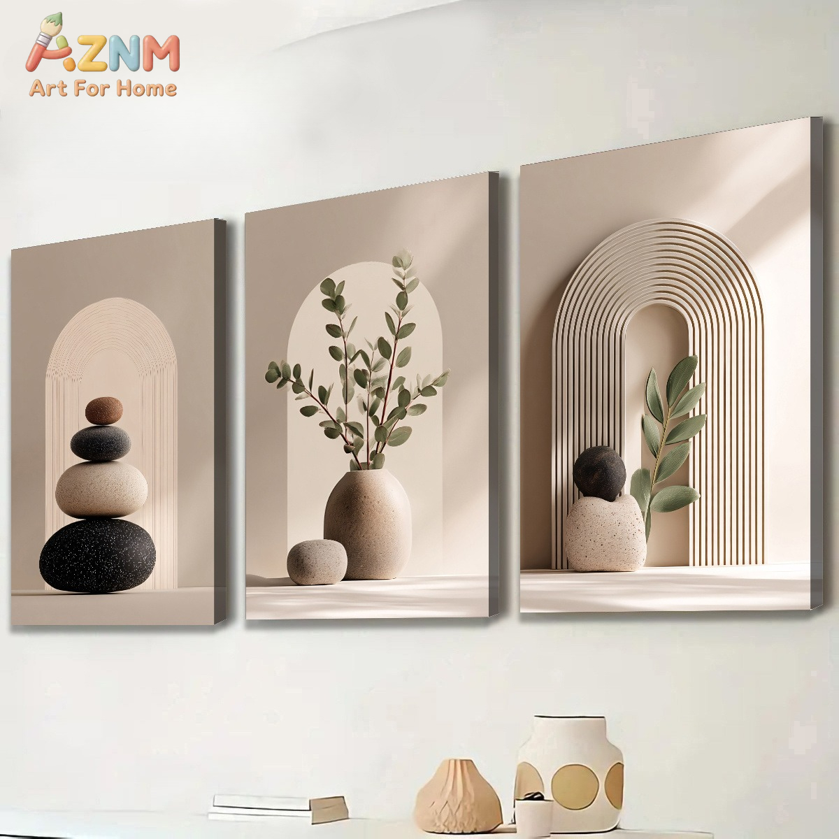 AZNM Boho Arch Stacked Stone E - Photography Pose reseña y precio
