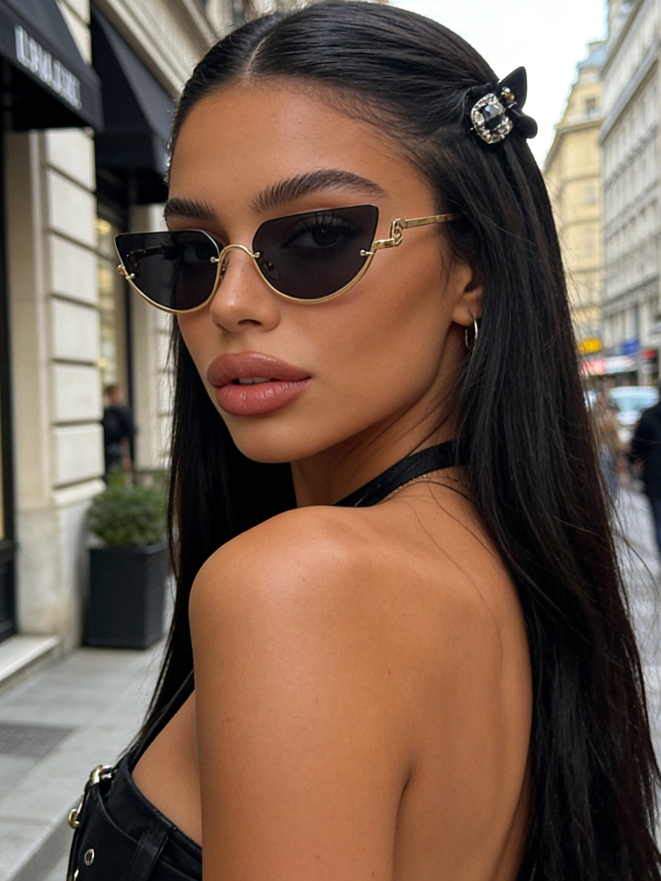 1Pc Y2K Retro Cat-Eye Sunglass - Photography Trick reseña y precio