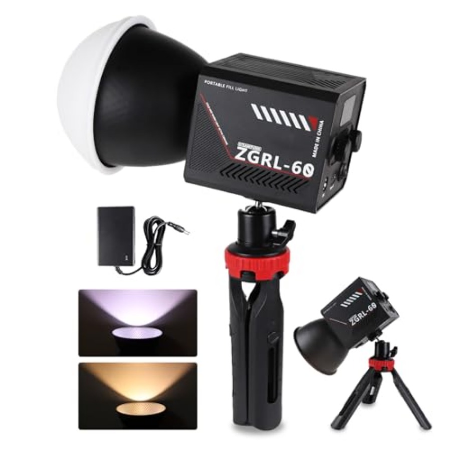60W COB LED Video Light Handhe - Photography Video reseña y precio