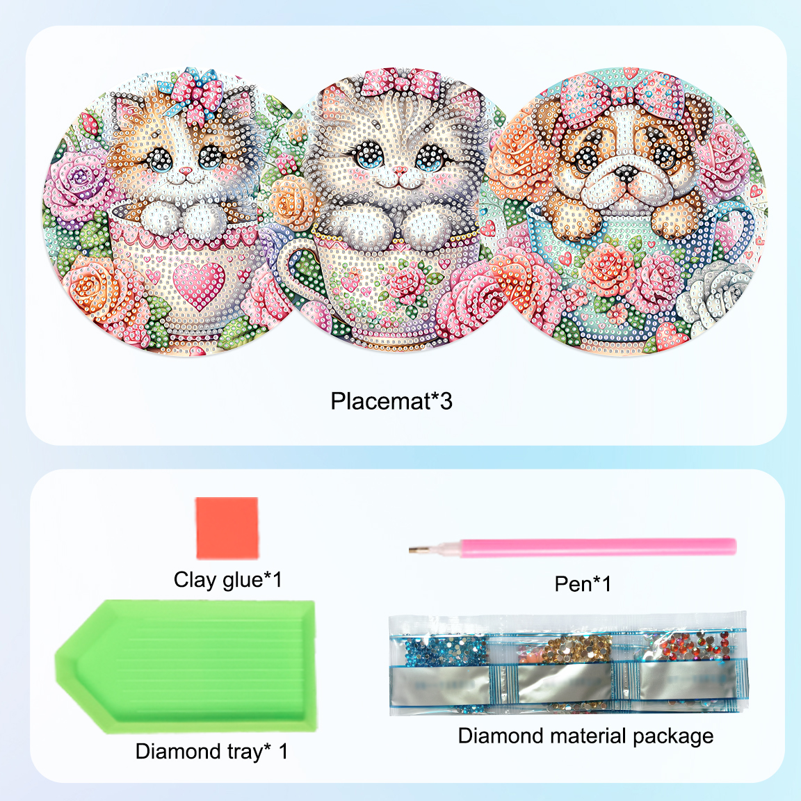 3Pcs Diamond Art Painting Plac - Photography Desk reseña y precio