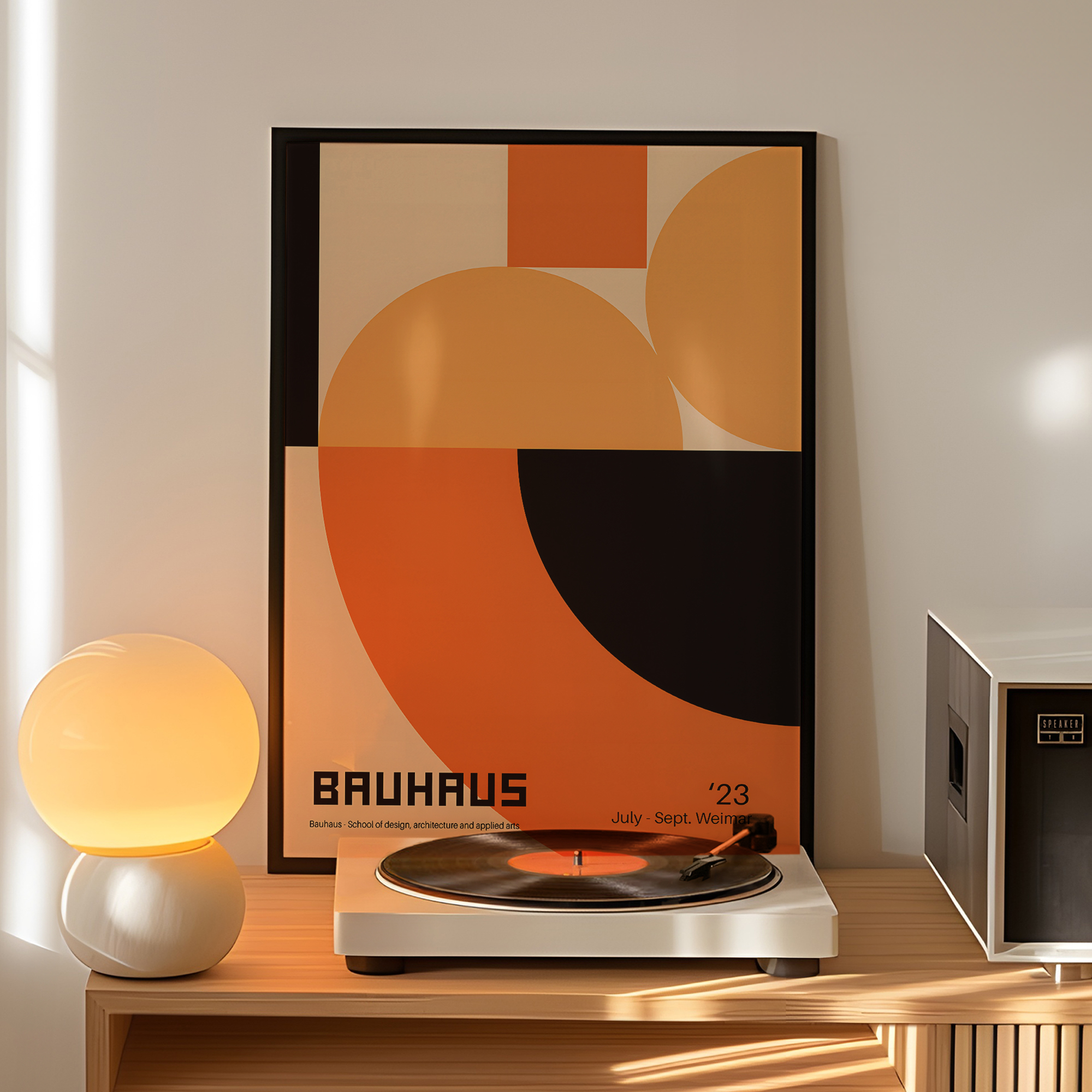 Modern Geometry Bauhaus School - Photography Pose reseña y precio