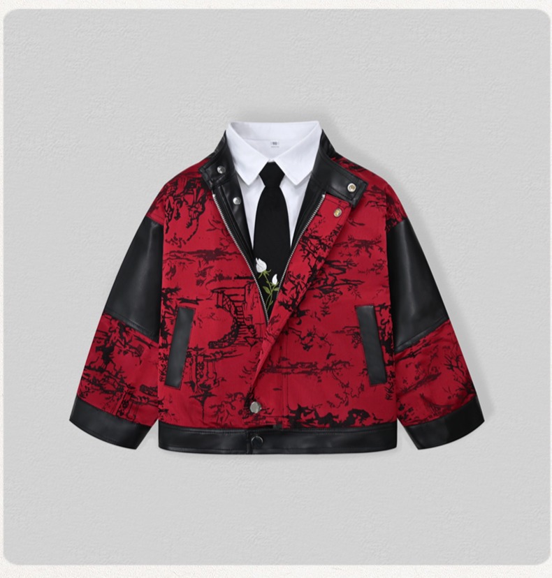 Gentleman Kids Embroidery Moto - Photography Jacket reseña y precio
