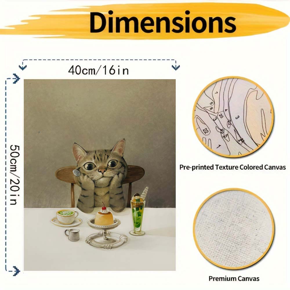 1pc frameless Tabby Cat Desser - Photography Desk reseña y precio