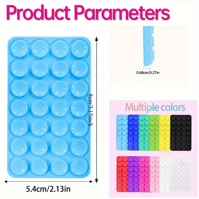 10Pcs Double-Sided Silicone Su - Photography Video reseña y precio